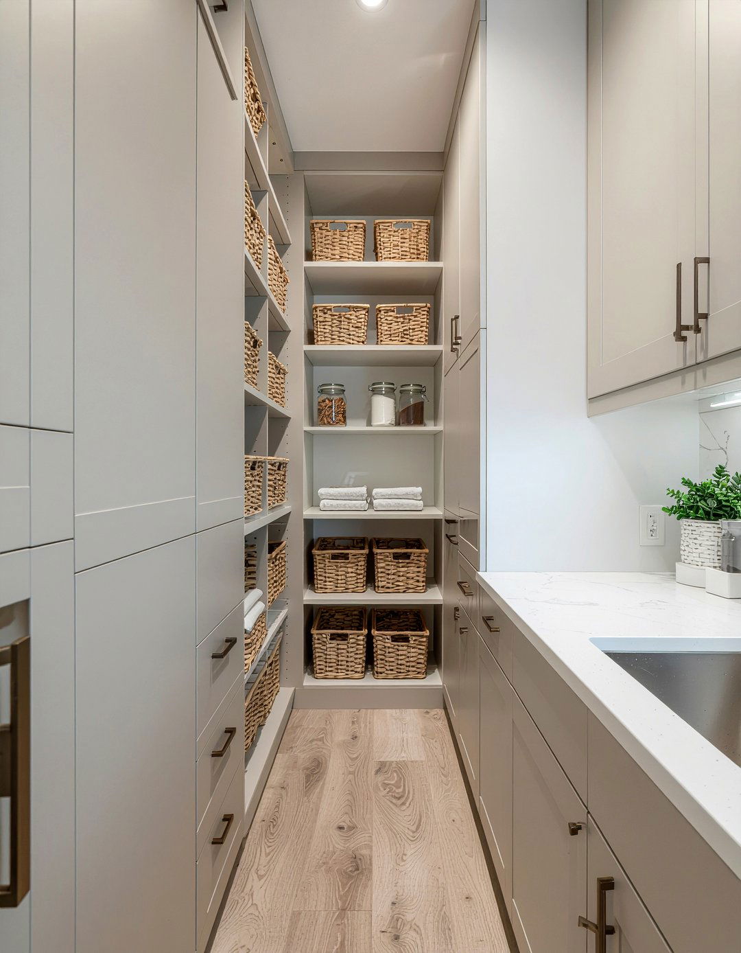 Greige Kitchen Pantry - 30 greige kitchen ideas