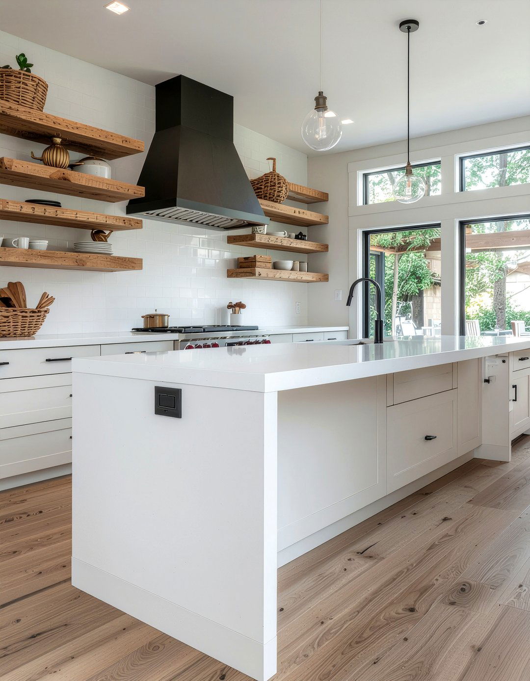 Greige Kitchen Wood Accents - 30 greige kitchen ideas