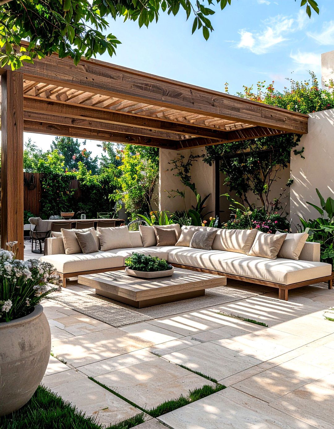 Greige Outdoor Patio - 30 greige decor ideas