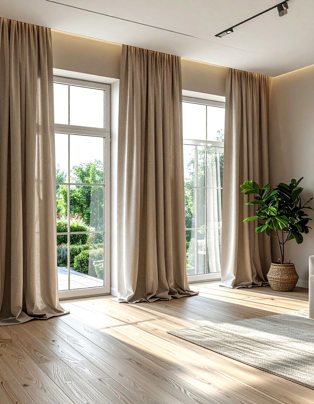 Greige Window Treatments - 30 greige decor ideas
