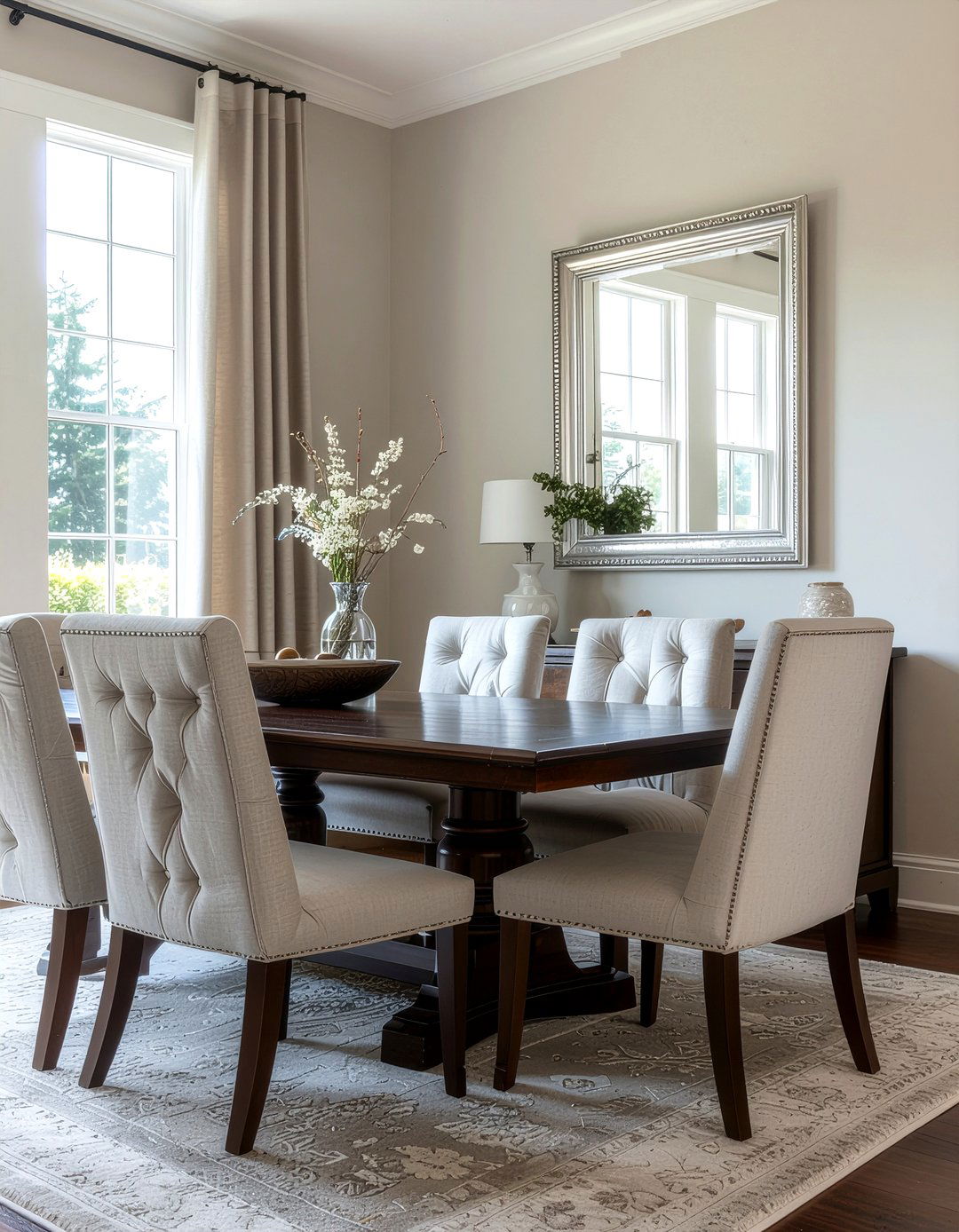 Greige dining room - 30 dining room color ideas