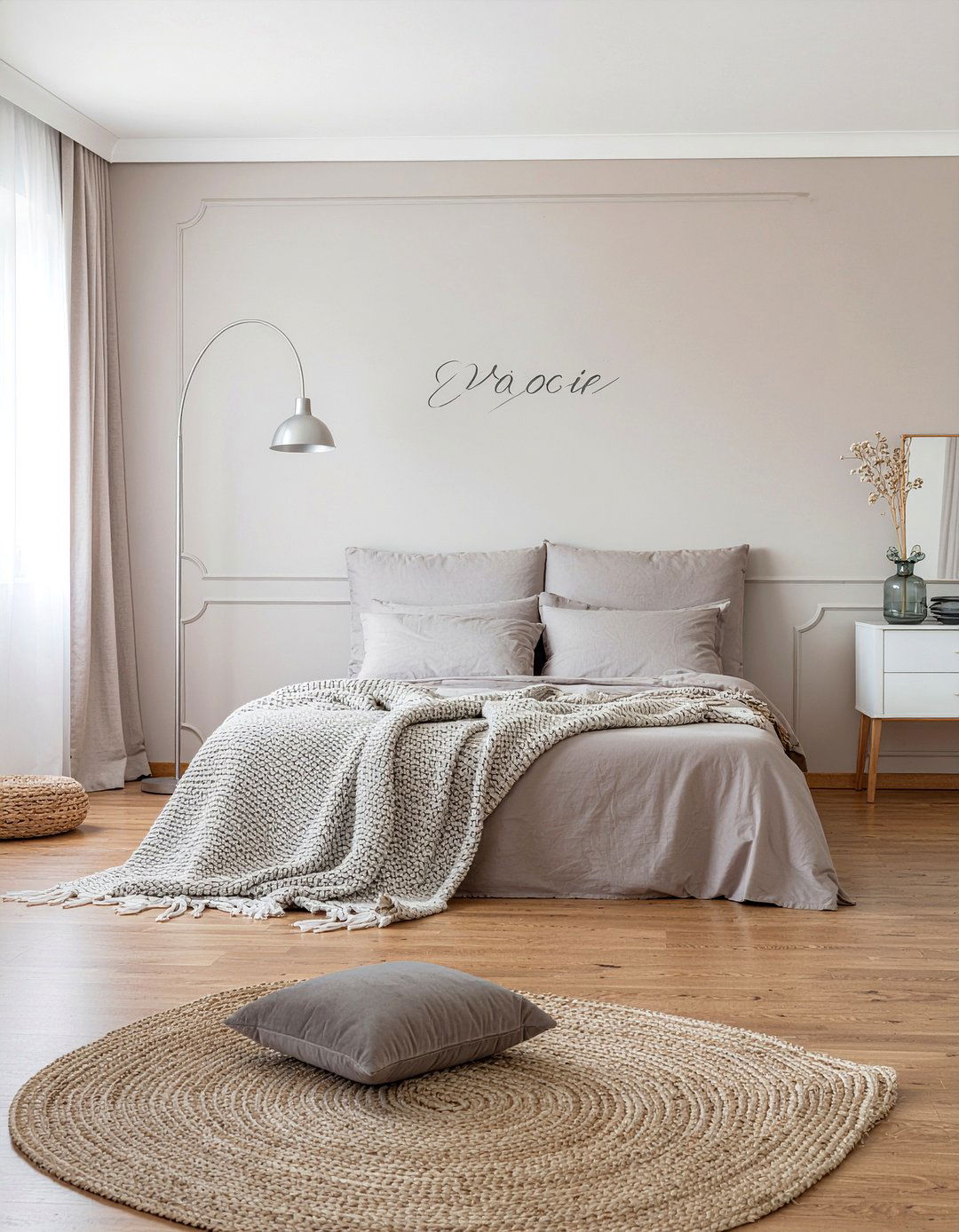 Greige paint for master bedroom - 30 warm gray bedroom ideas