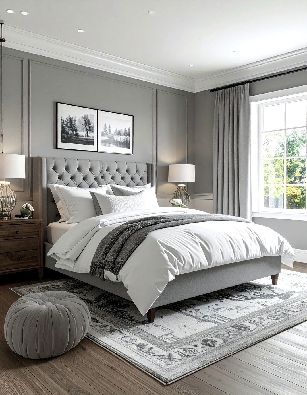 Grey And White Farmhouse Bedroom - 30 farmhouse grey bedroom ideas