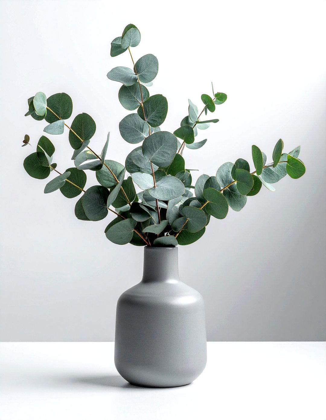 Grey Ceramic Vase - 30 grey bathroom accessories ideas