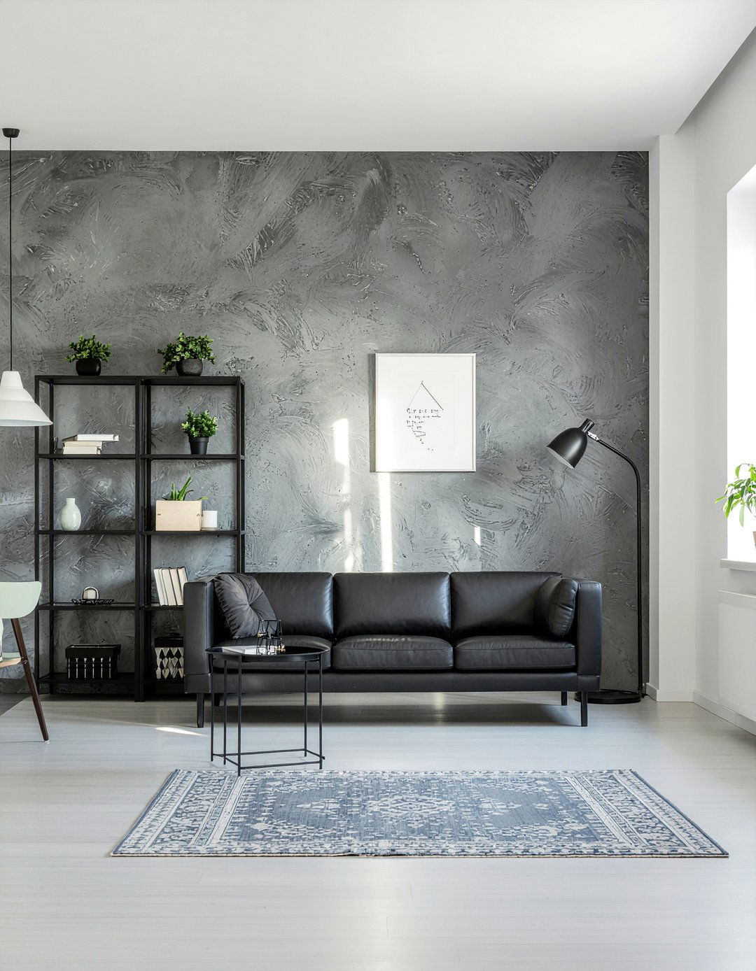 Grey Concrete Wallpaper - 30 living room minimalist wallpapers