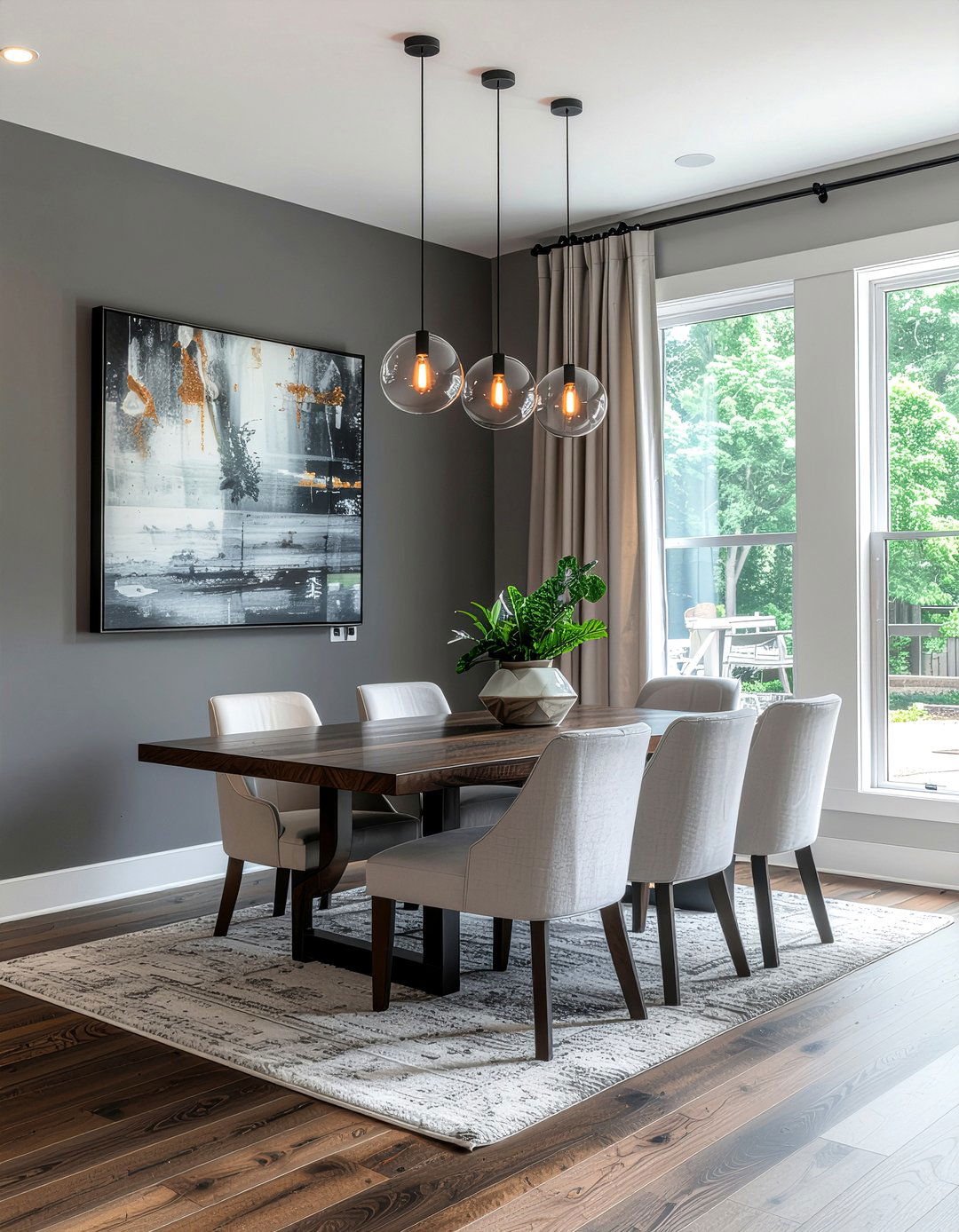 Grey Dining Room - 30 Nordic dining room ideas