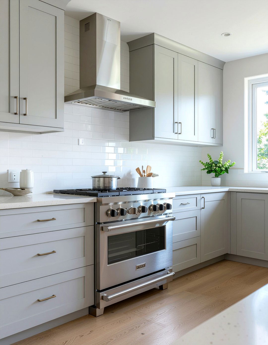 Grey La Cornue Kitchen Aesthetic - 30 La Cornue kitchen ideas