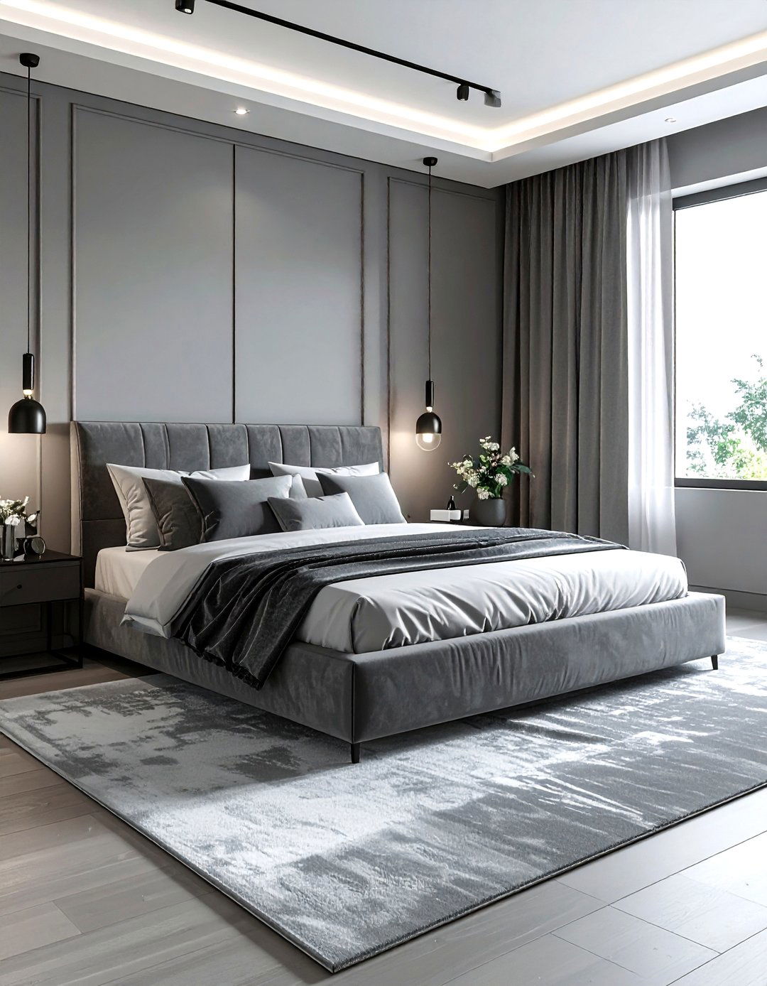 Grey Minimalist Bedroom - 30 minimalist bedroom ideas