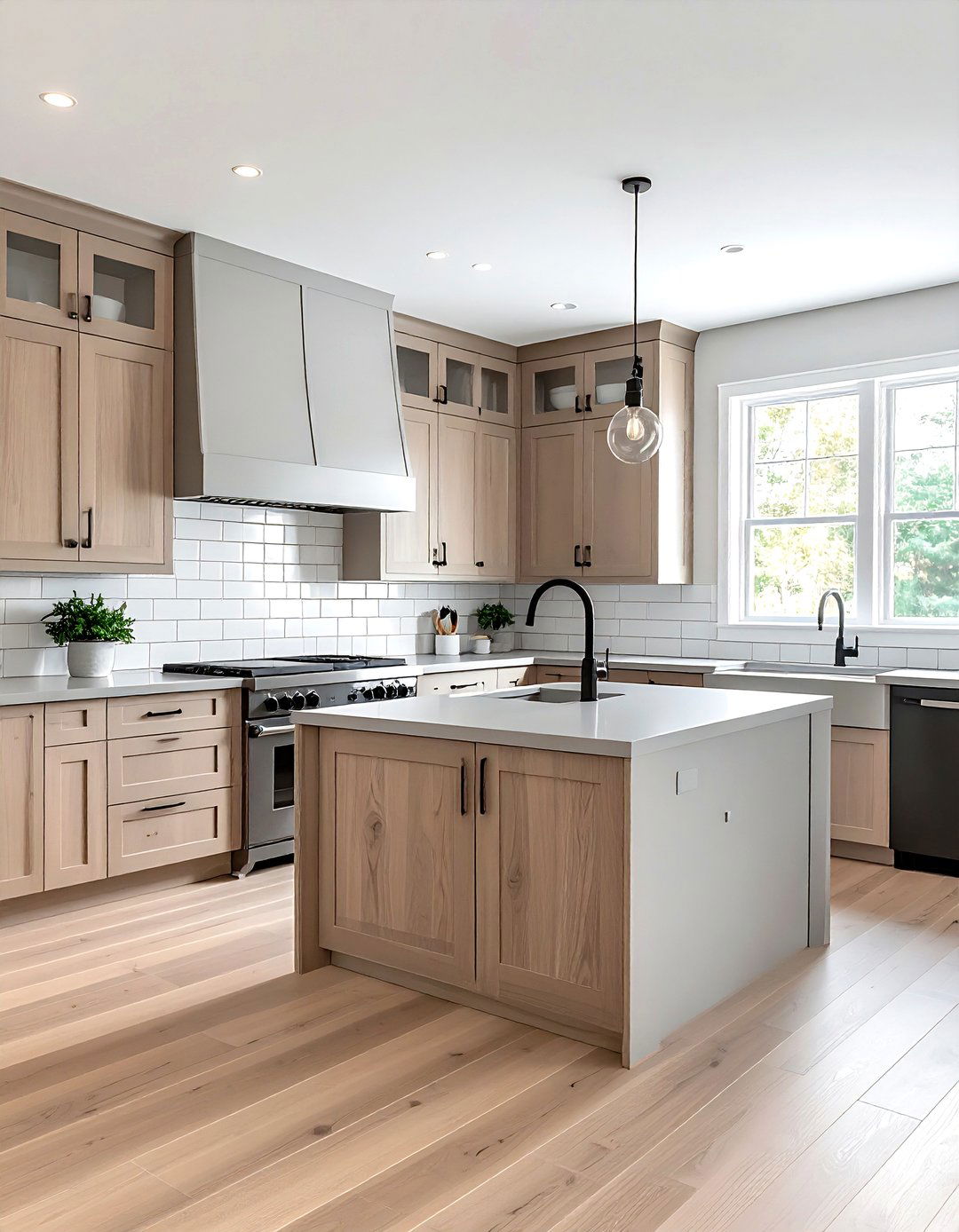 Grey Quartz Countertop - 30 quartz kitchen ideas