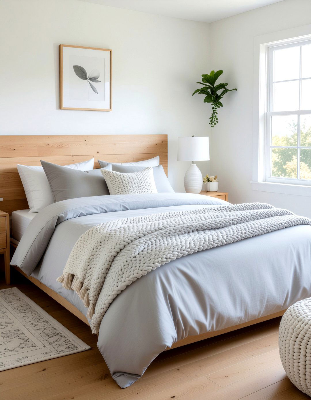 Grey Satin Throw Blanket - 30 satin bedroom ideas