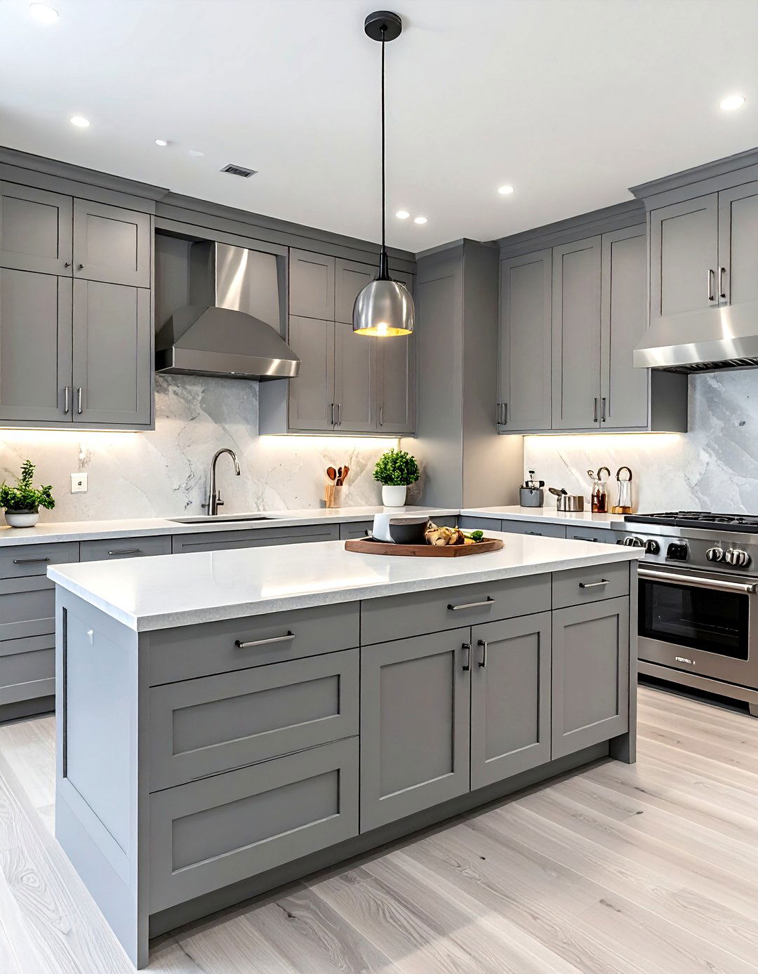 Grey Shaker Kitchen - 30 shaker kitchen cabinet ideas