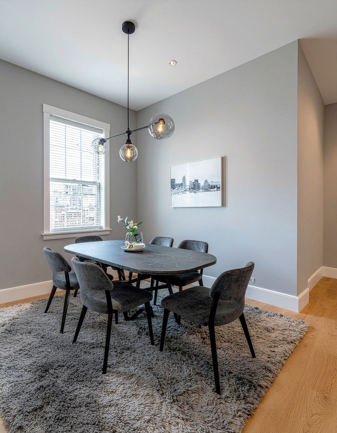 Grey Toned Dining Space - 30 New York dining room ideas