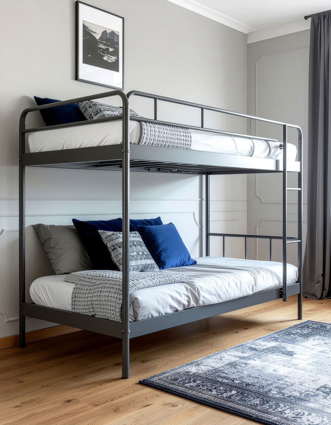 Grey Triple Bunk Bed - 30 triple bunk bed ideas