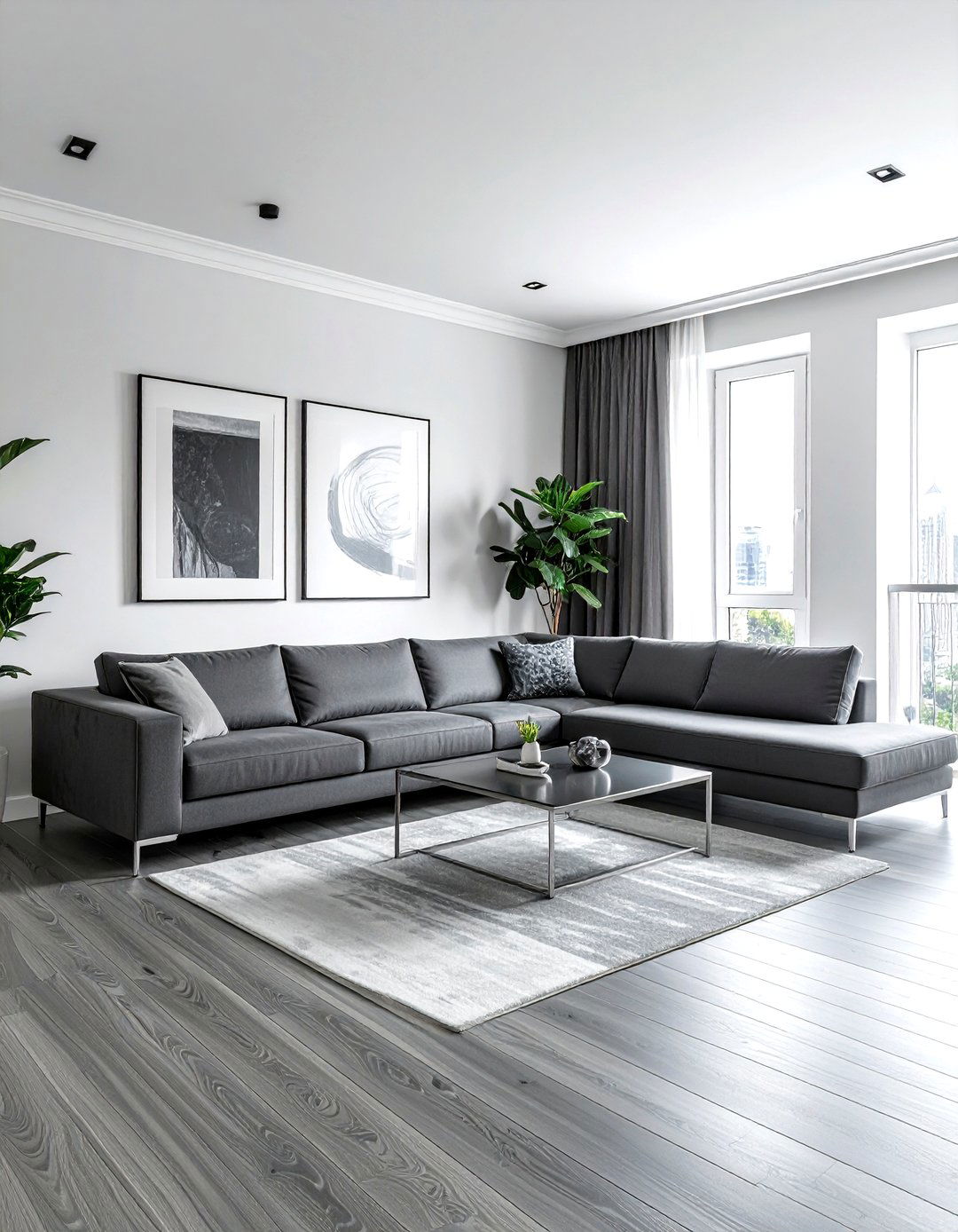 Grey Wood Laminate Flooring - 30 living room laminate flooring ideas