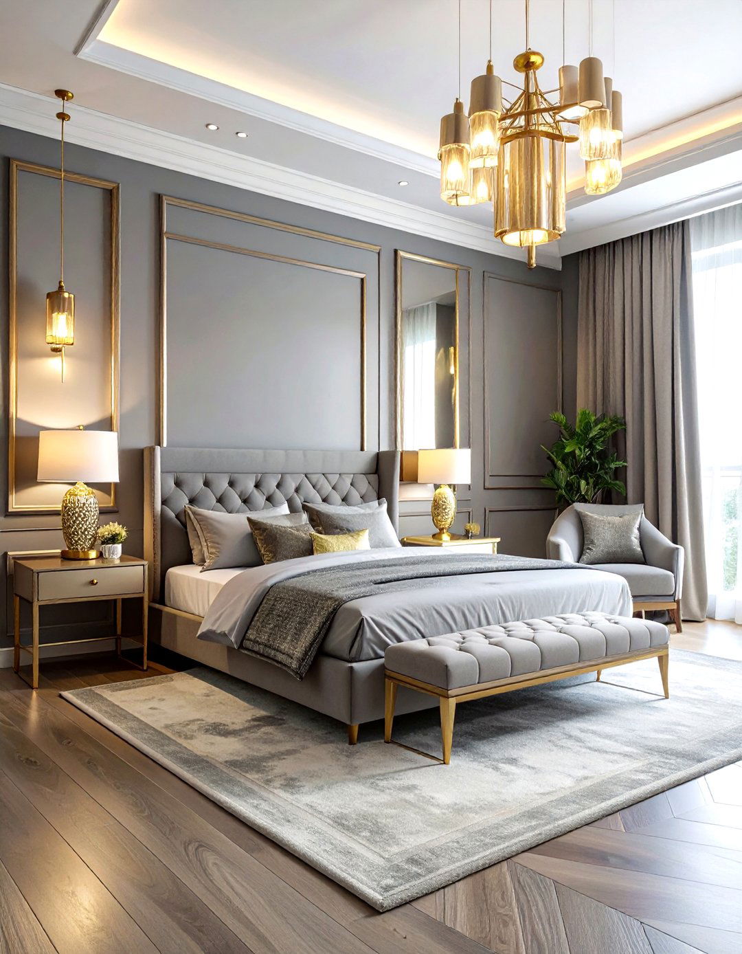 30 Contemporary Grey Bedroom Ideas for a Peaceful Space