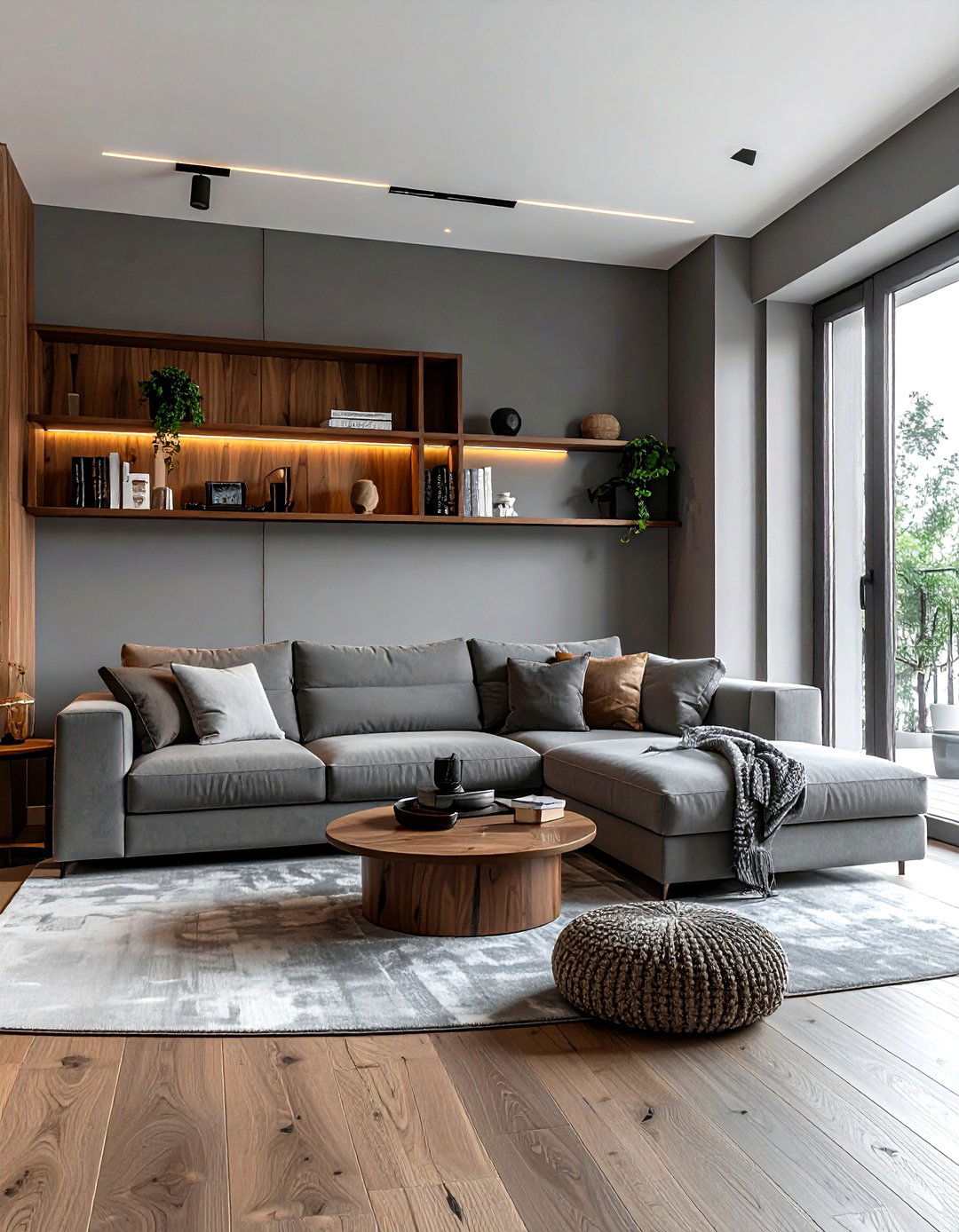 Grey apartment living room - 30 minimalist grey living room ideas