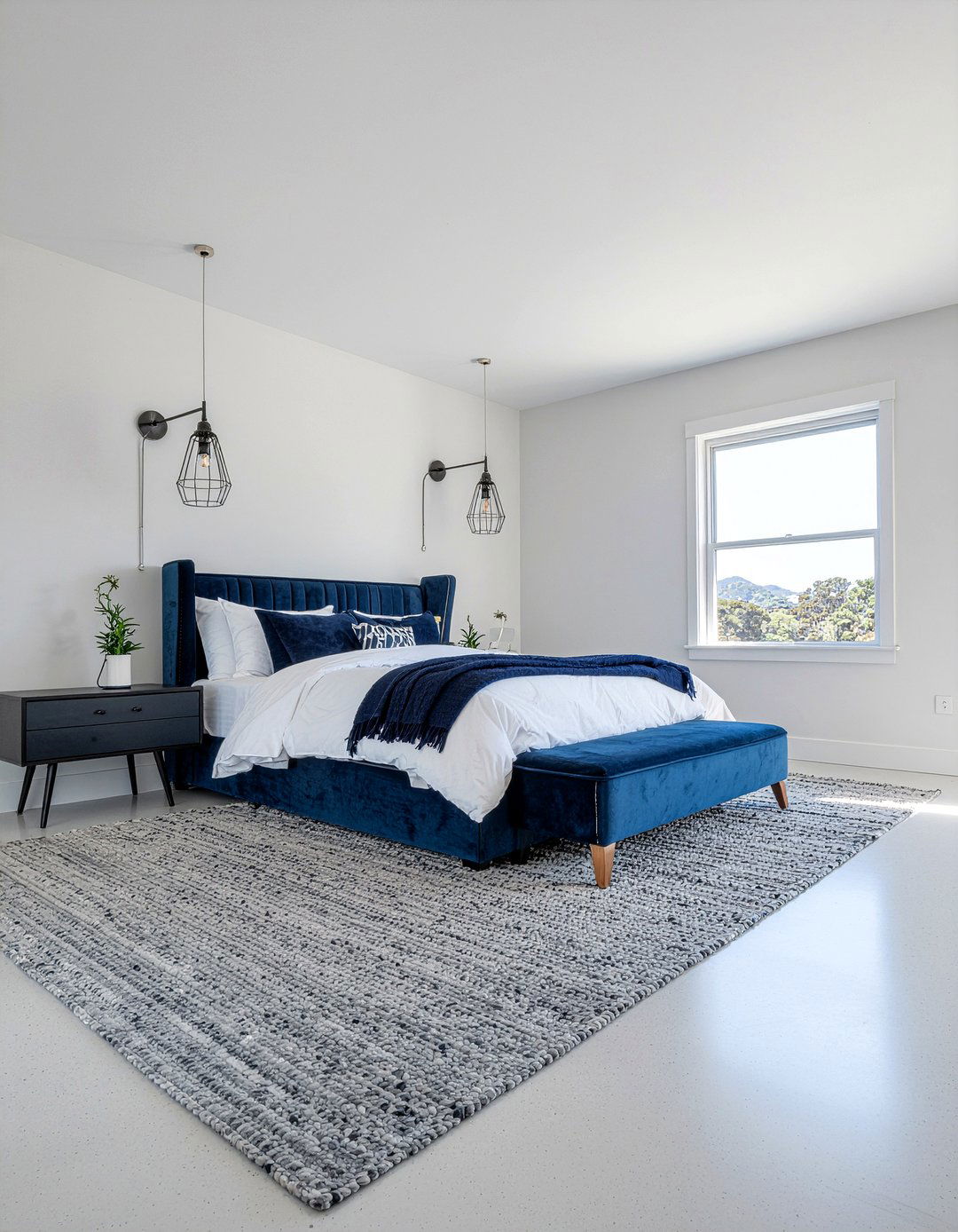 Grey cork flooring bedroom - 30 bedroom cork flooring ideas