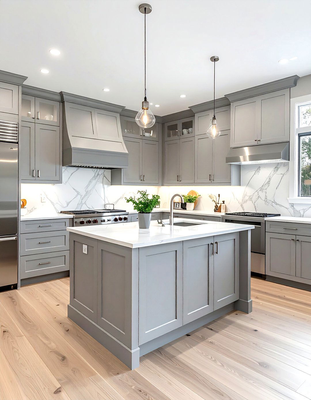 Grey galley kitchen - 30 galley kitchen ideas