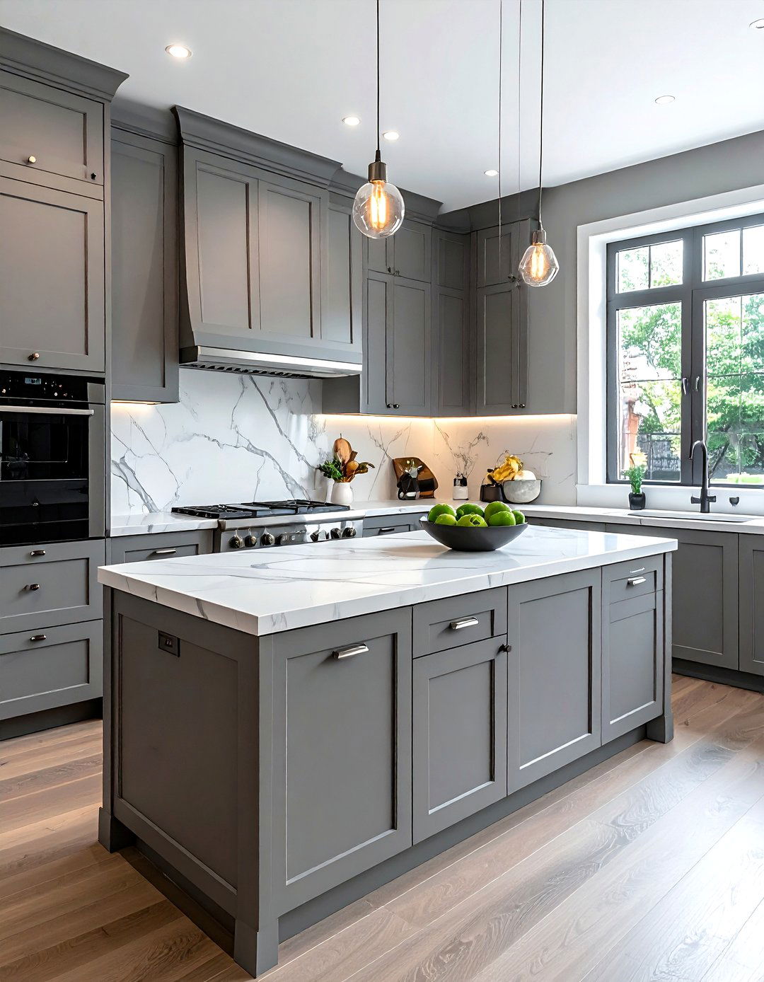 Grey kitchen cabinets - 30 Home Depot kitchen ideas