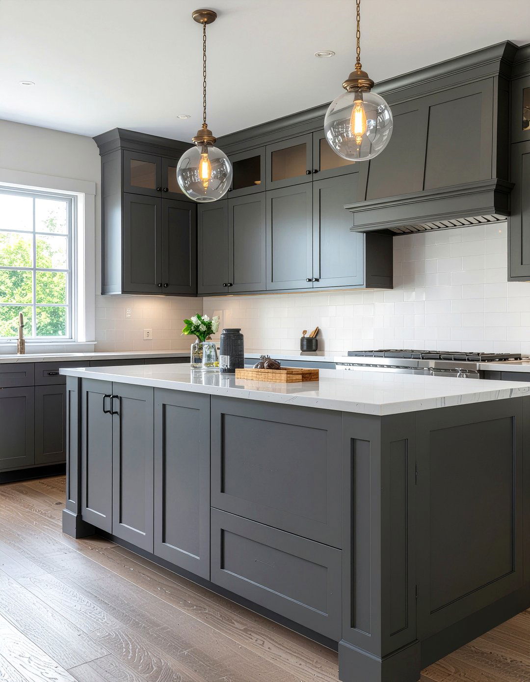 Grey kitchen wall trim - 30 kitchen board and batten ideas