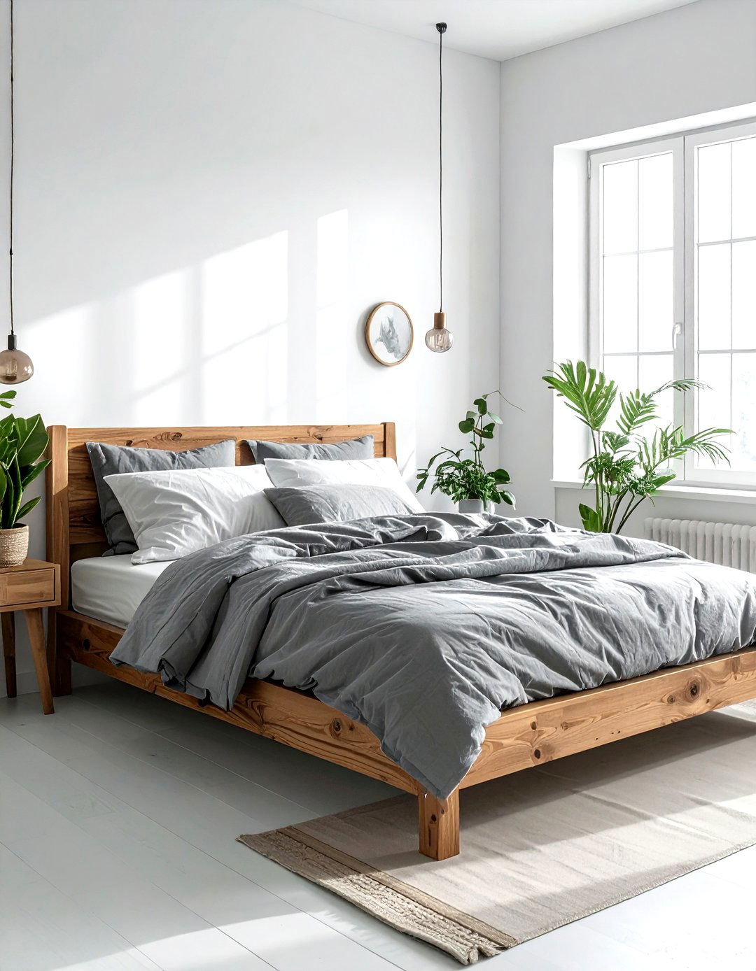 Grey linen bedding set - 30 contemporary grey bedroom ideas