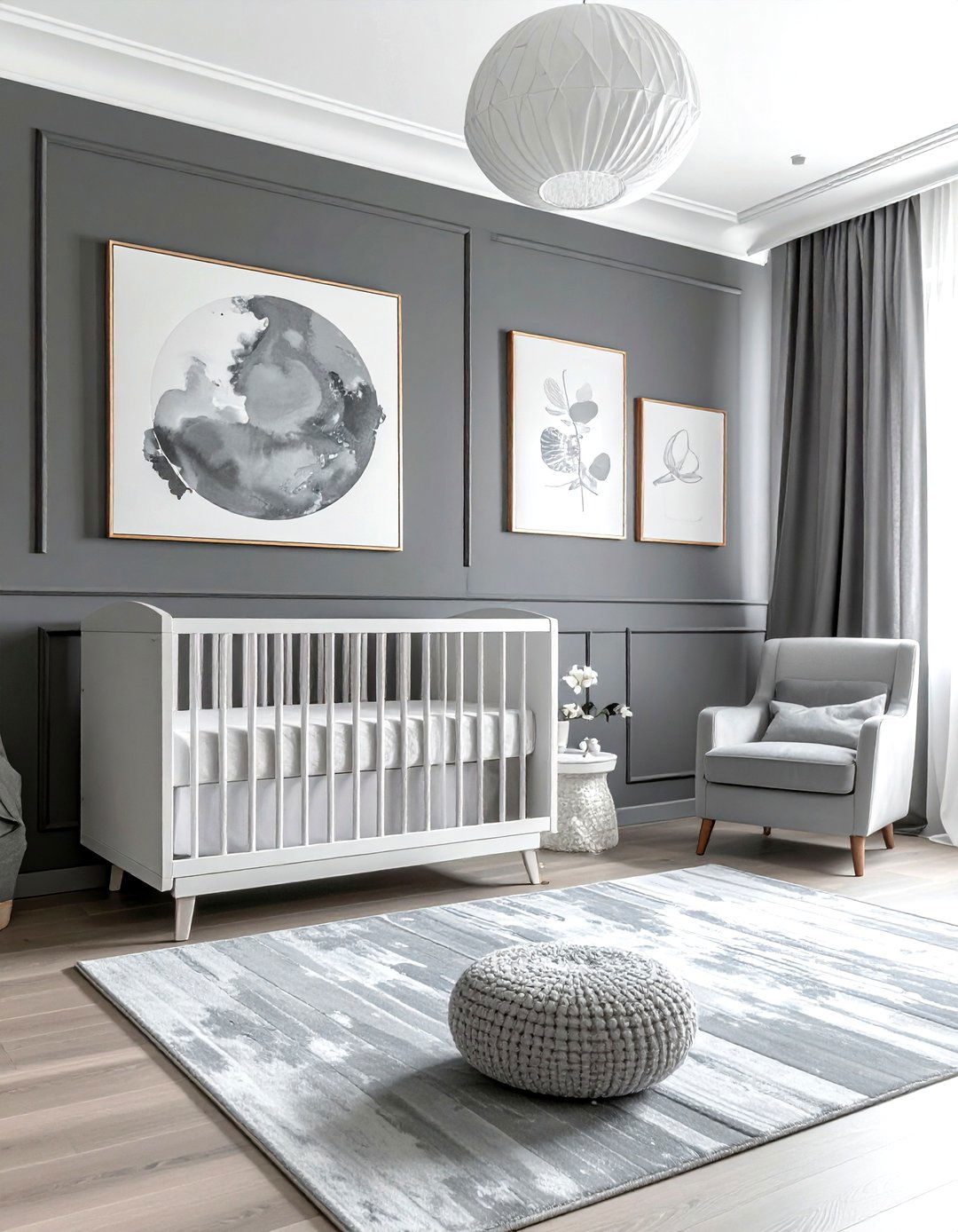 Grey nursery - 30 baby room decor ideas