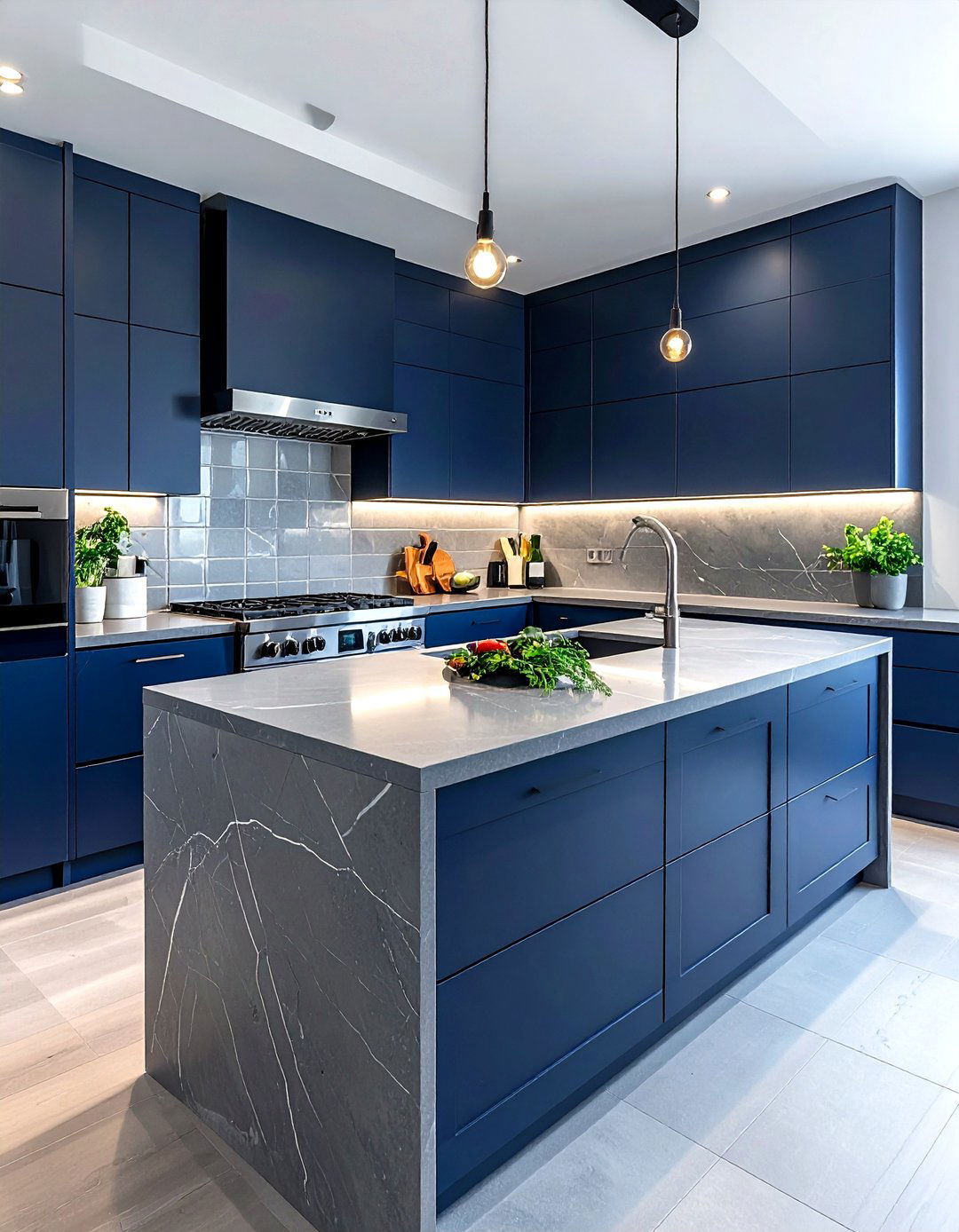 Grey quartz kitchen surfaces - 30 Caesarstone kitchen ideas