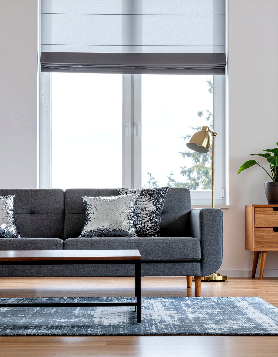 Grey rolled arm sofa living room - 30 living room rolled arm sofa ideas