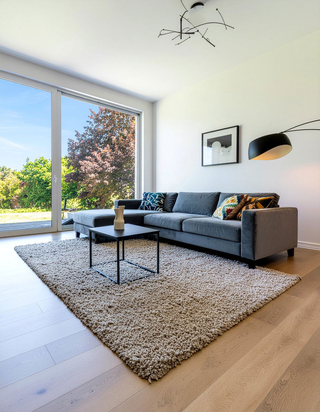 Grey velvet sectional - 30 velvet sofa living room ideas