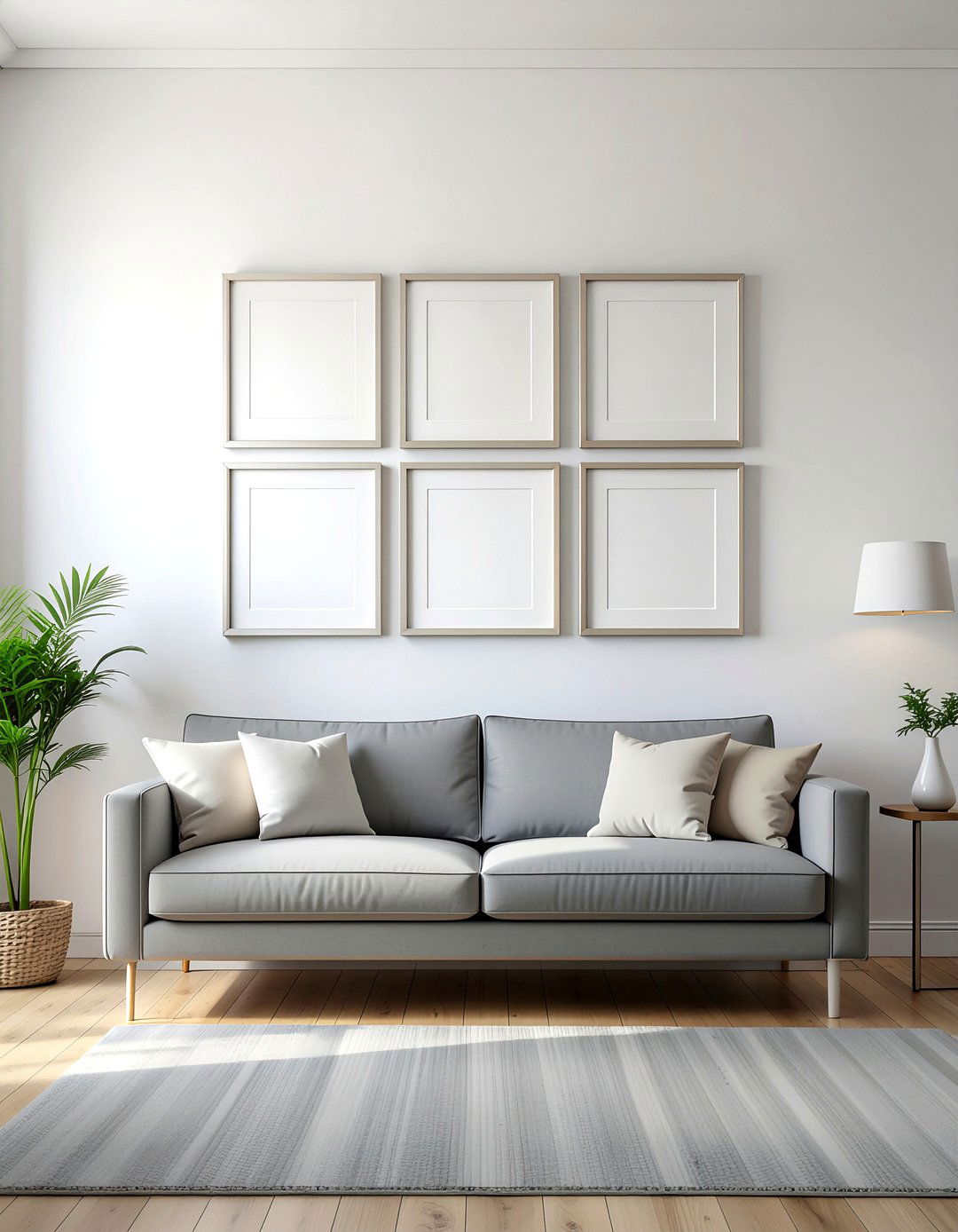 Grid Photo Display - 30 family photo decor ideas