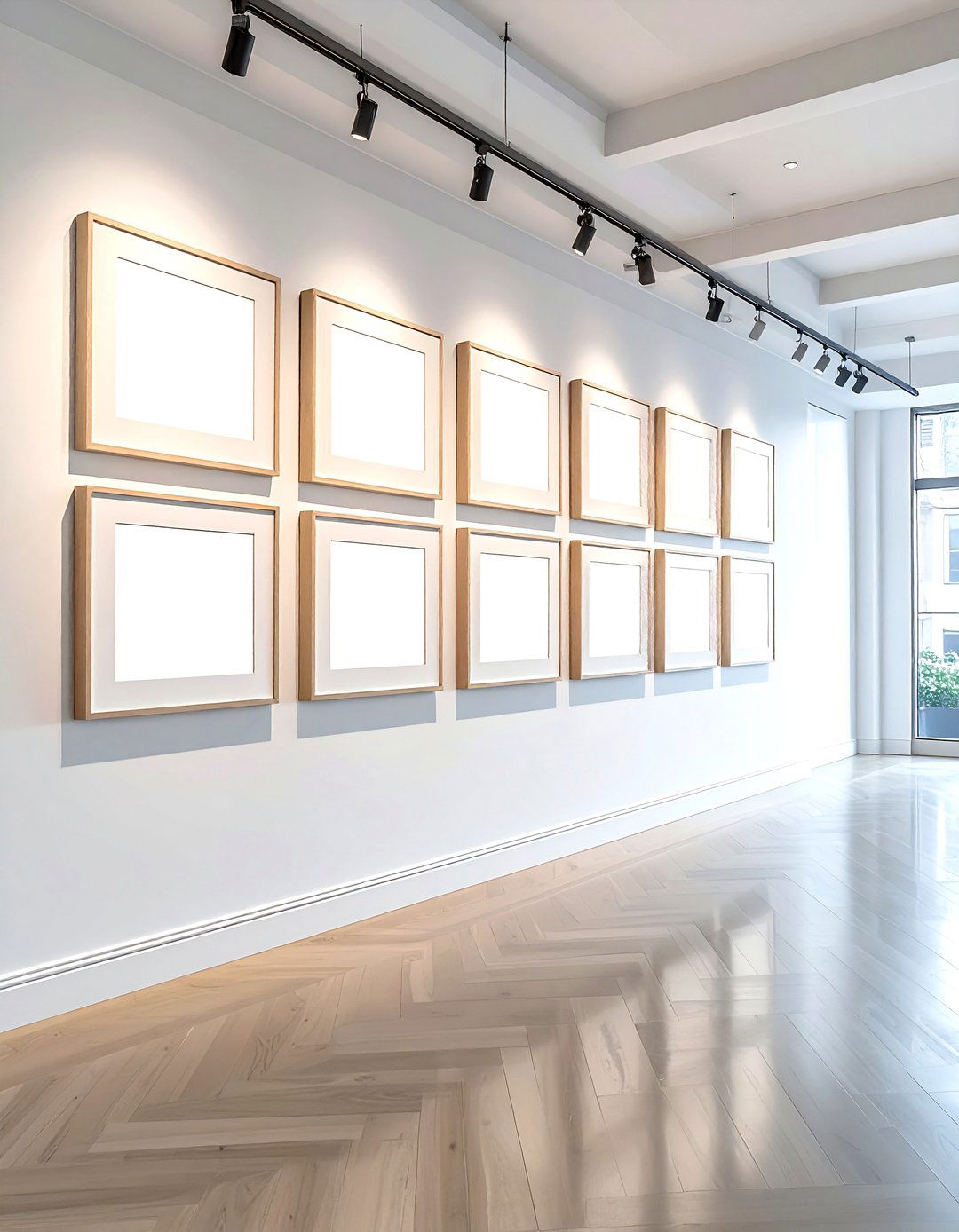 Grid gallery wall - 30 photo frame ideas