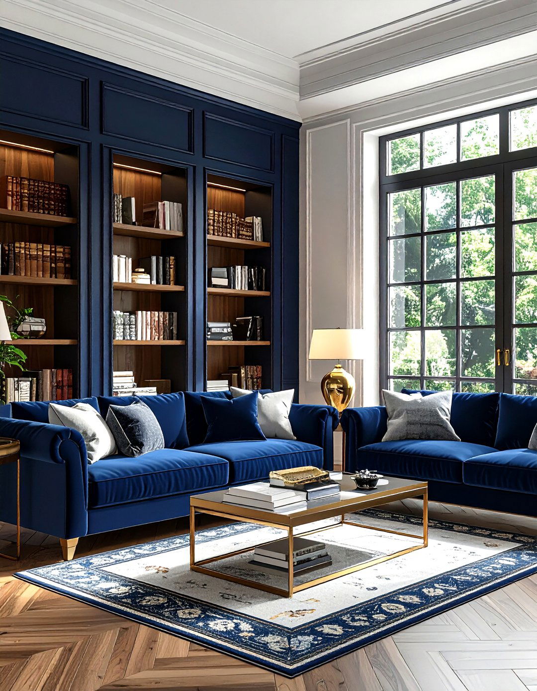 Gridded Window Door - 30 living room patio doors