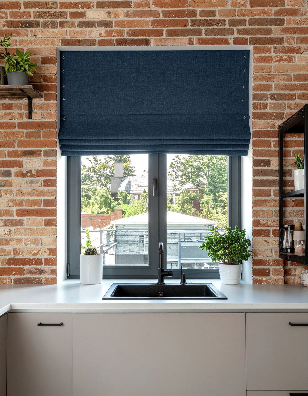 Grommet Kitchen Valance - 30 kitchen valance ideas