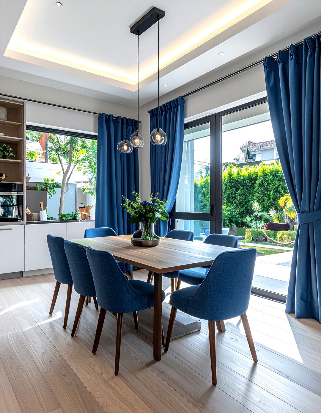 Grommet Linen Curtains Dining Room - 30 linen curtain dining room ideas