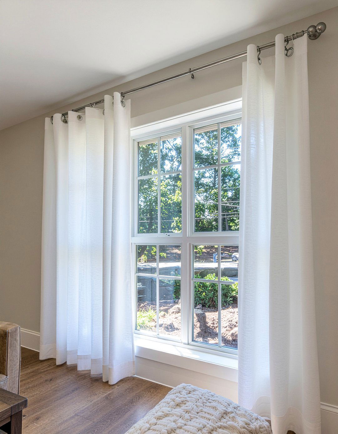 Grommet Top Sheer Curtains - 30 living room sheer curtains