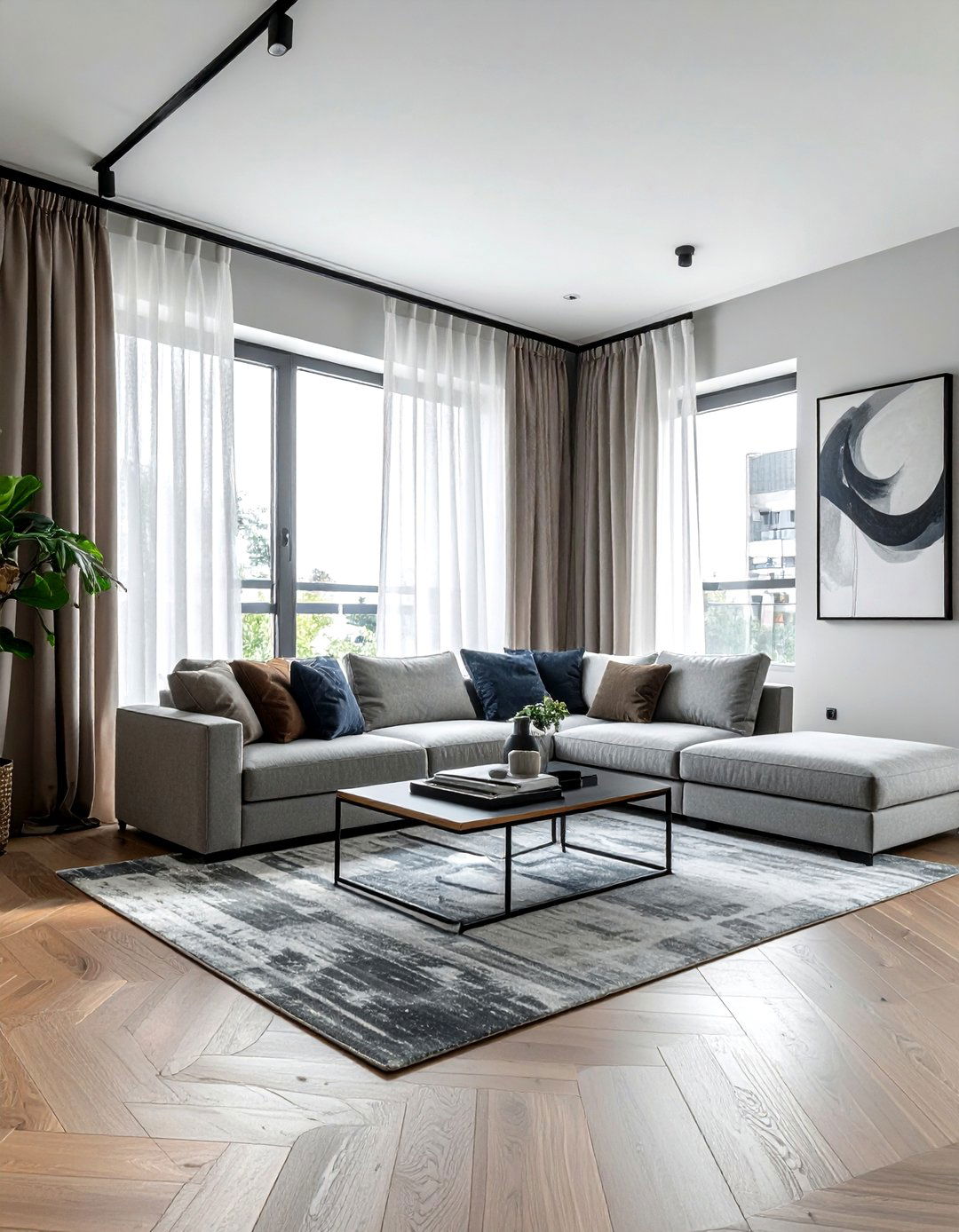 Grommet top sheer curtains - 30 sheer curtain ideas