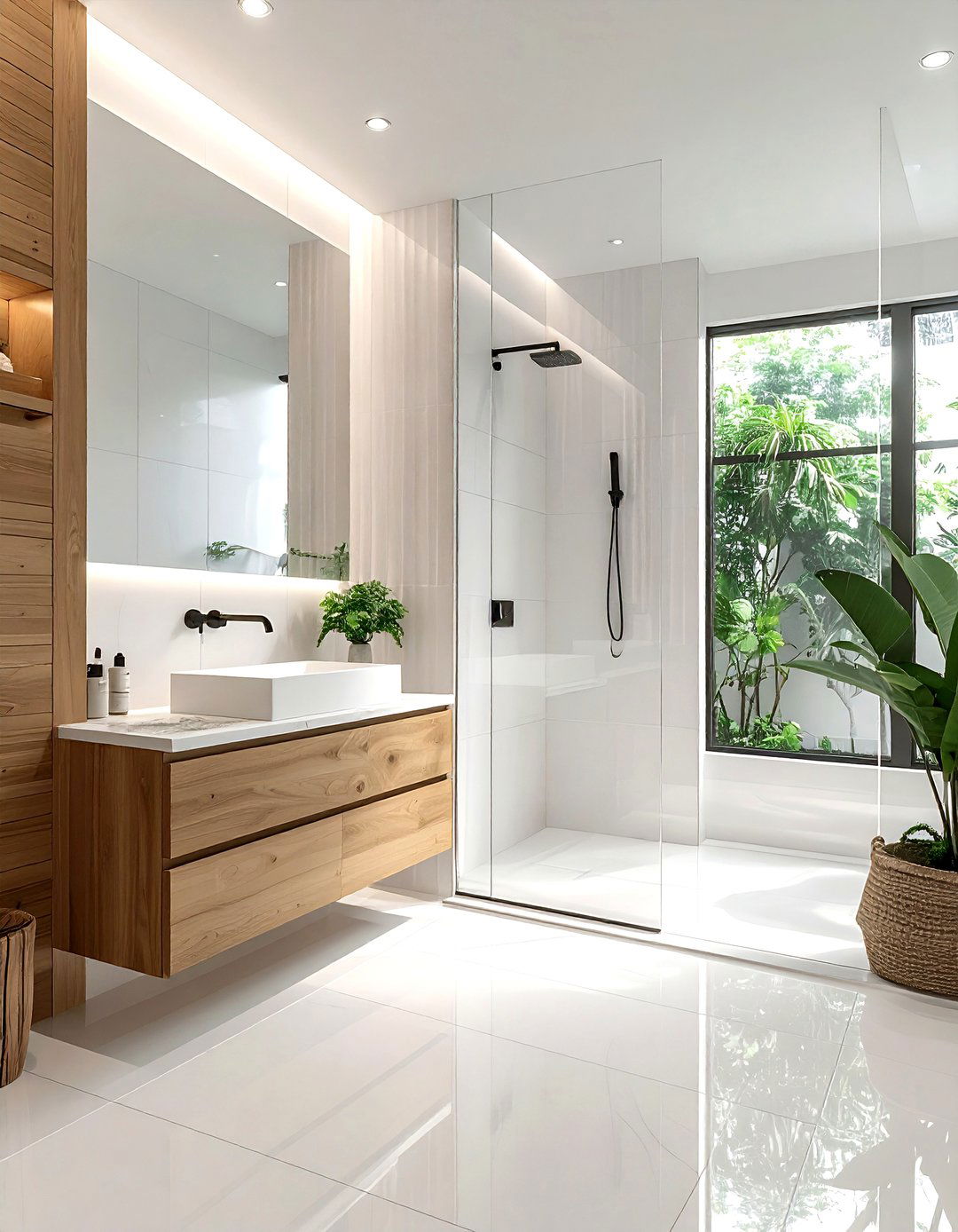 30 Beautiful Textured Tile Bathroom Ideas for a Modern Spa