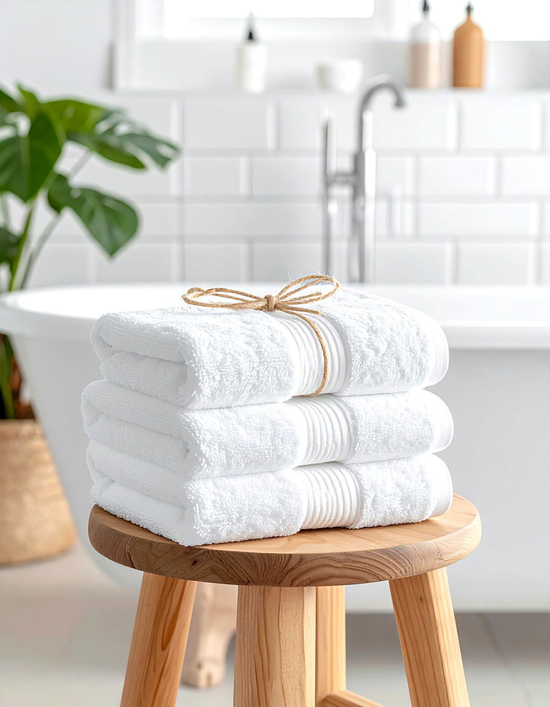 Guest Bathroom Towels - 30 welcoming decor ideas