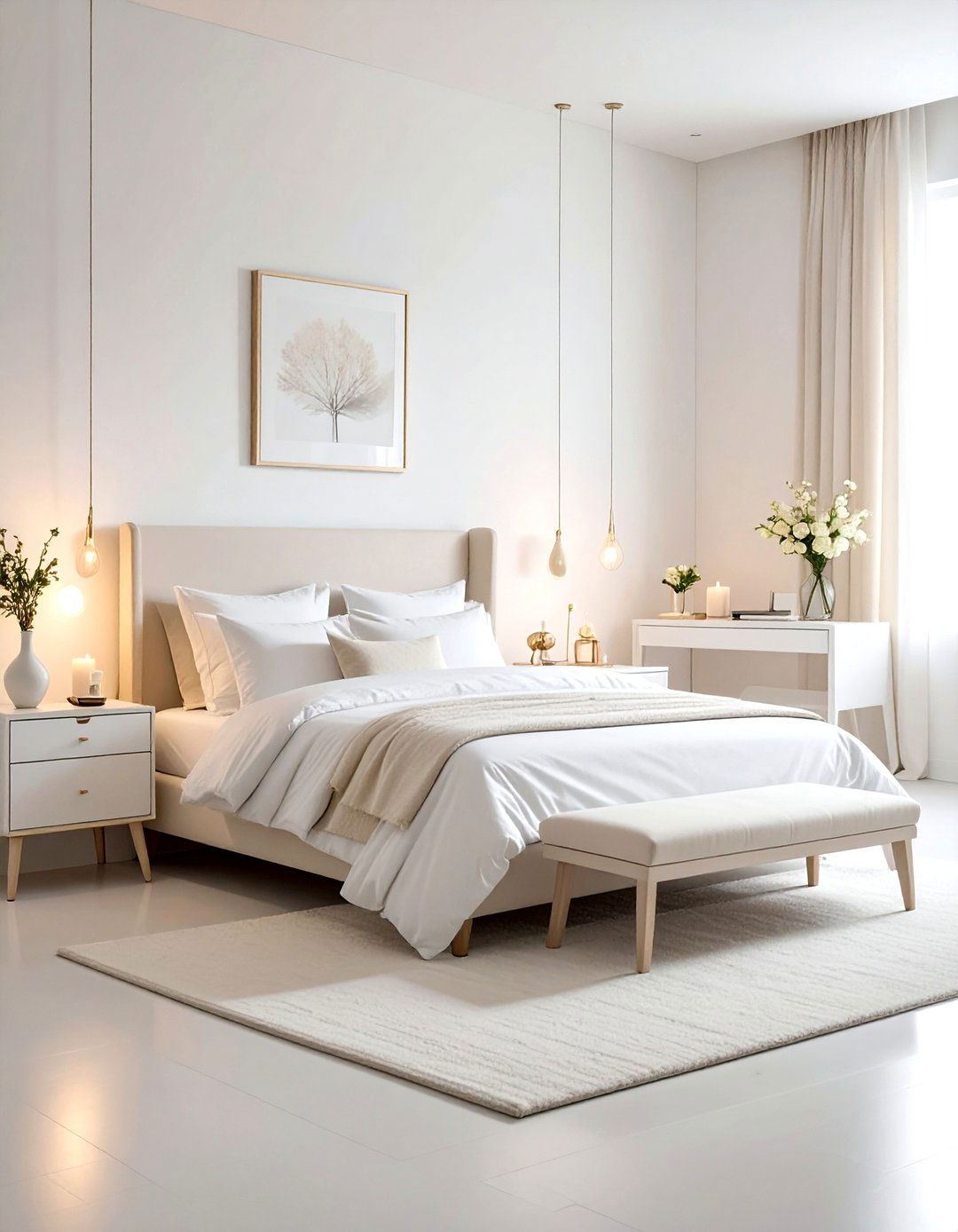 Guest Cream And White Bedroom - 30 cream and white bedroom ideas