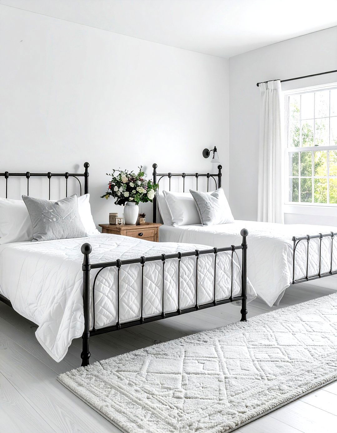 Guest Farmhouse White Bedroom - 30 farmhouse white bedroom ideas