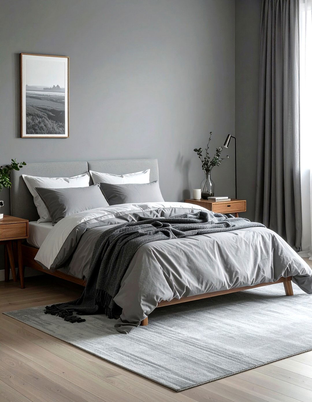 Guest Gray Bedroom - 30 minimalist gray bedroom ideas