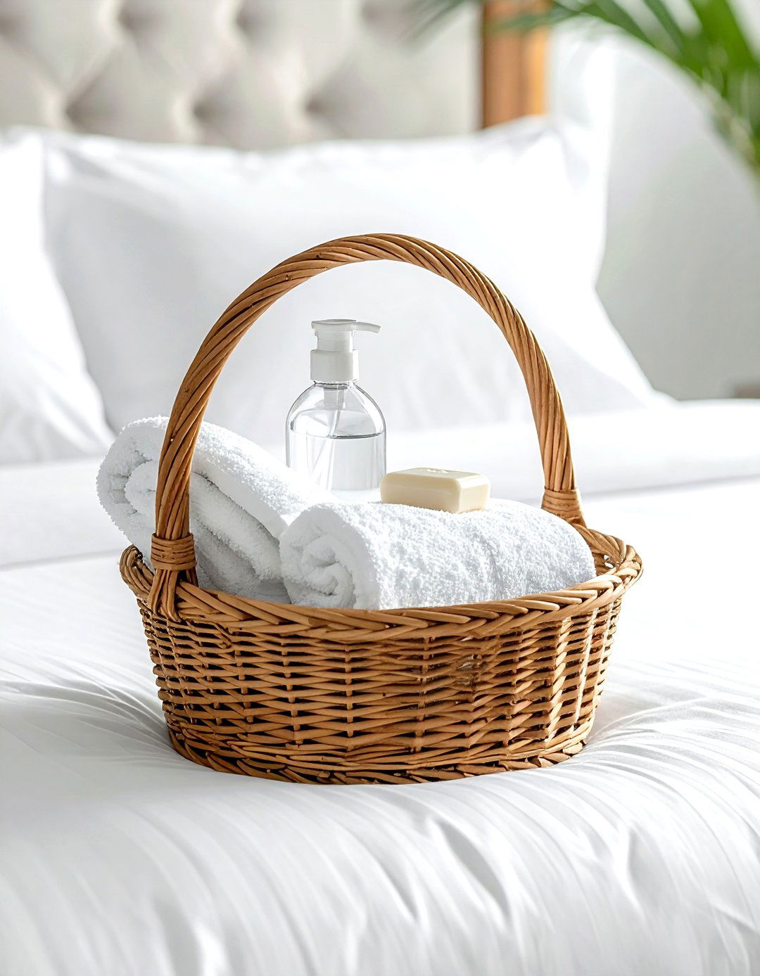 Guest Room Essentials - 30 rattan basket ideas