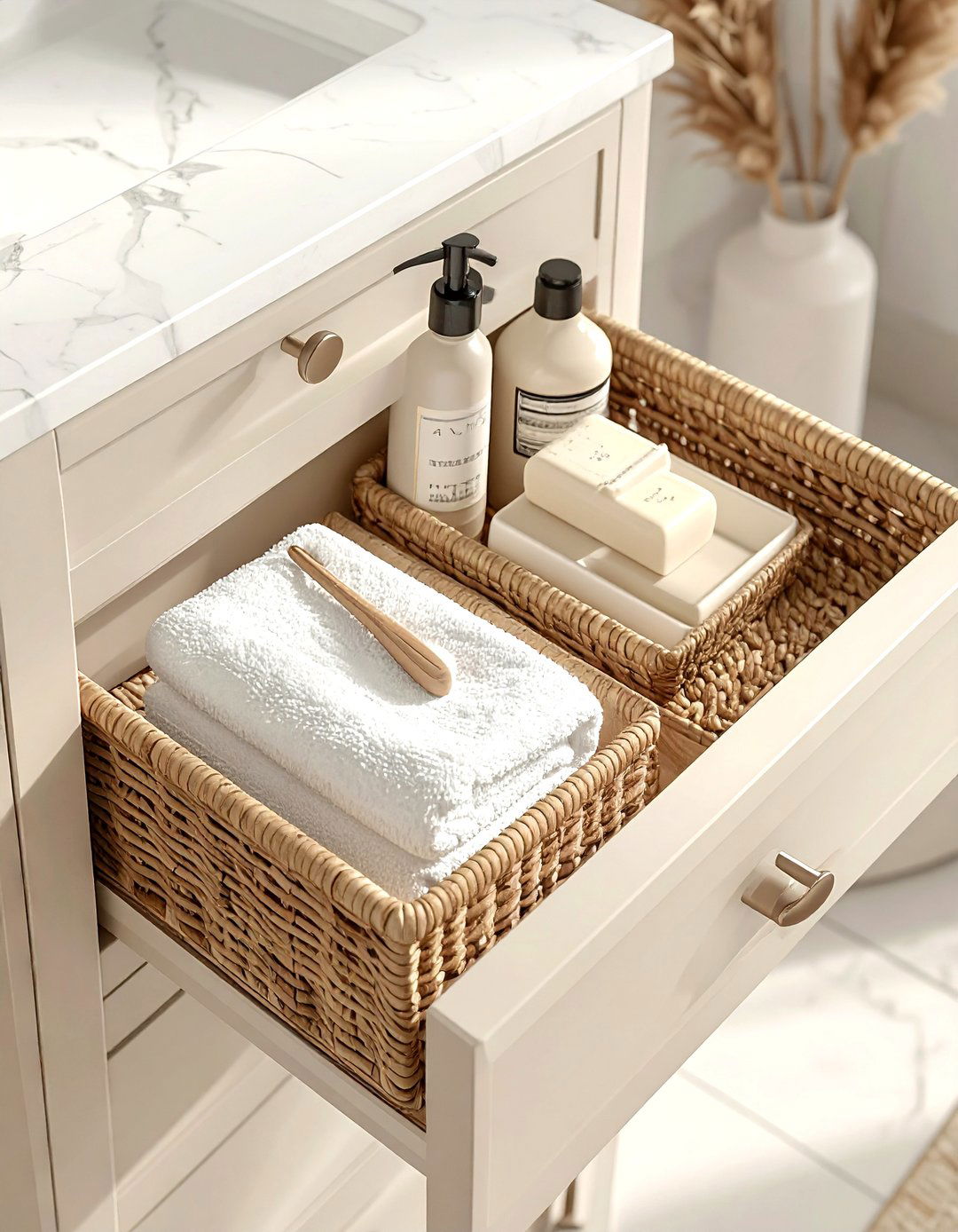 Guest bathroom drawer - 30 bathroom drawer organization ideas