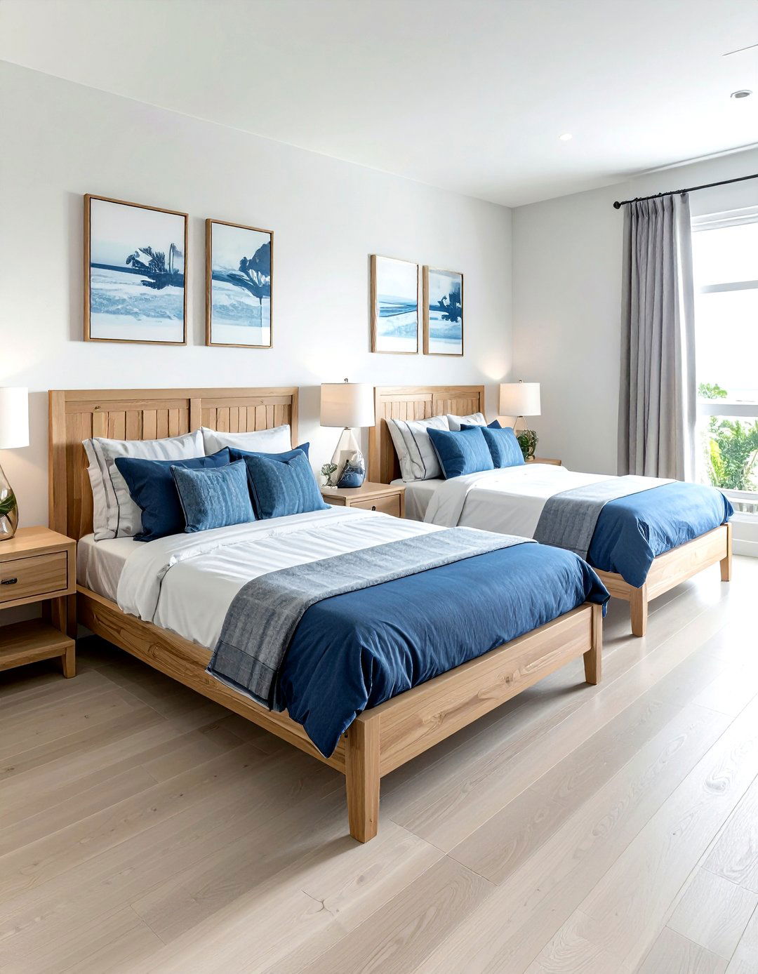 Guest bedroom floor plan with twin beds - 30 bedroom floor plan ideas