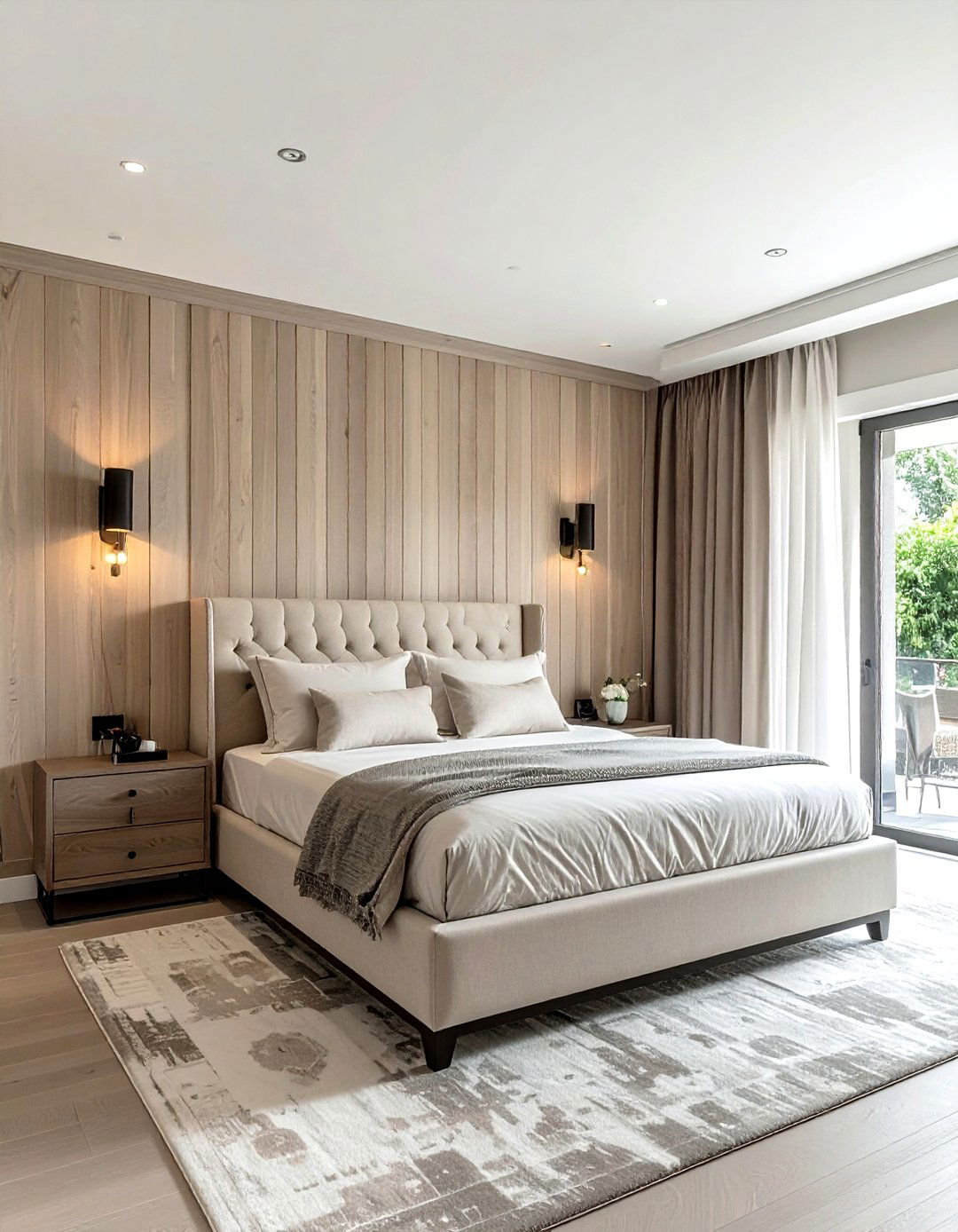 Guest room headboard wall - 30 beadboard ideas