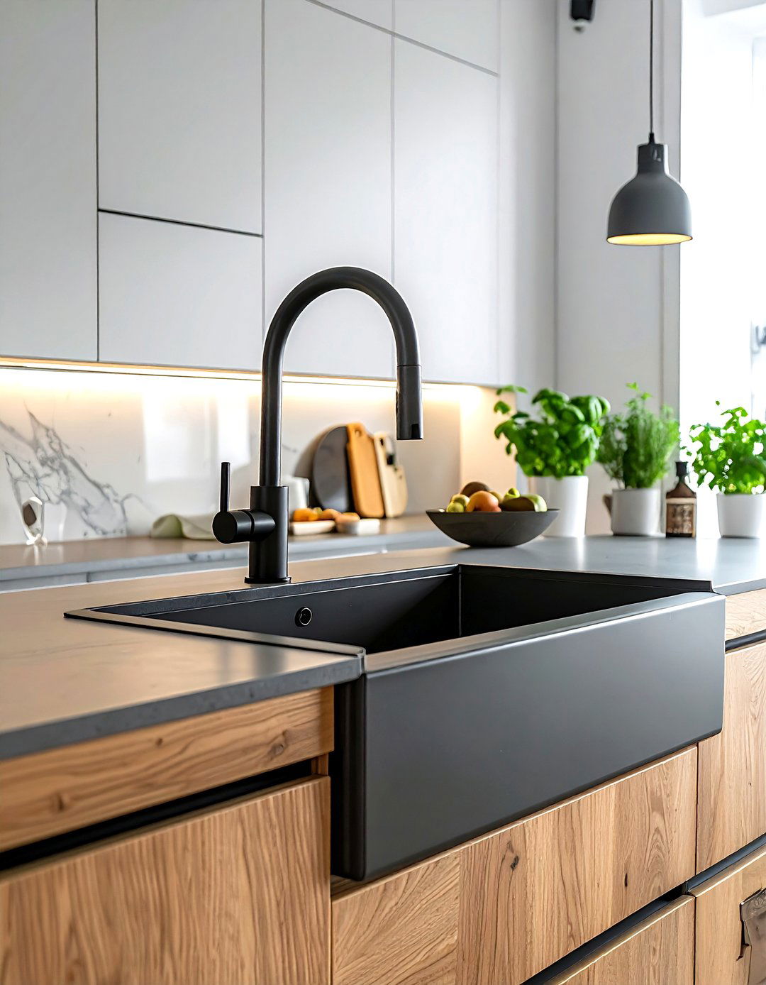 Gunmetal Kitchen Faucet - 30 single hole faucet ideas