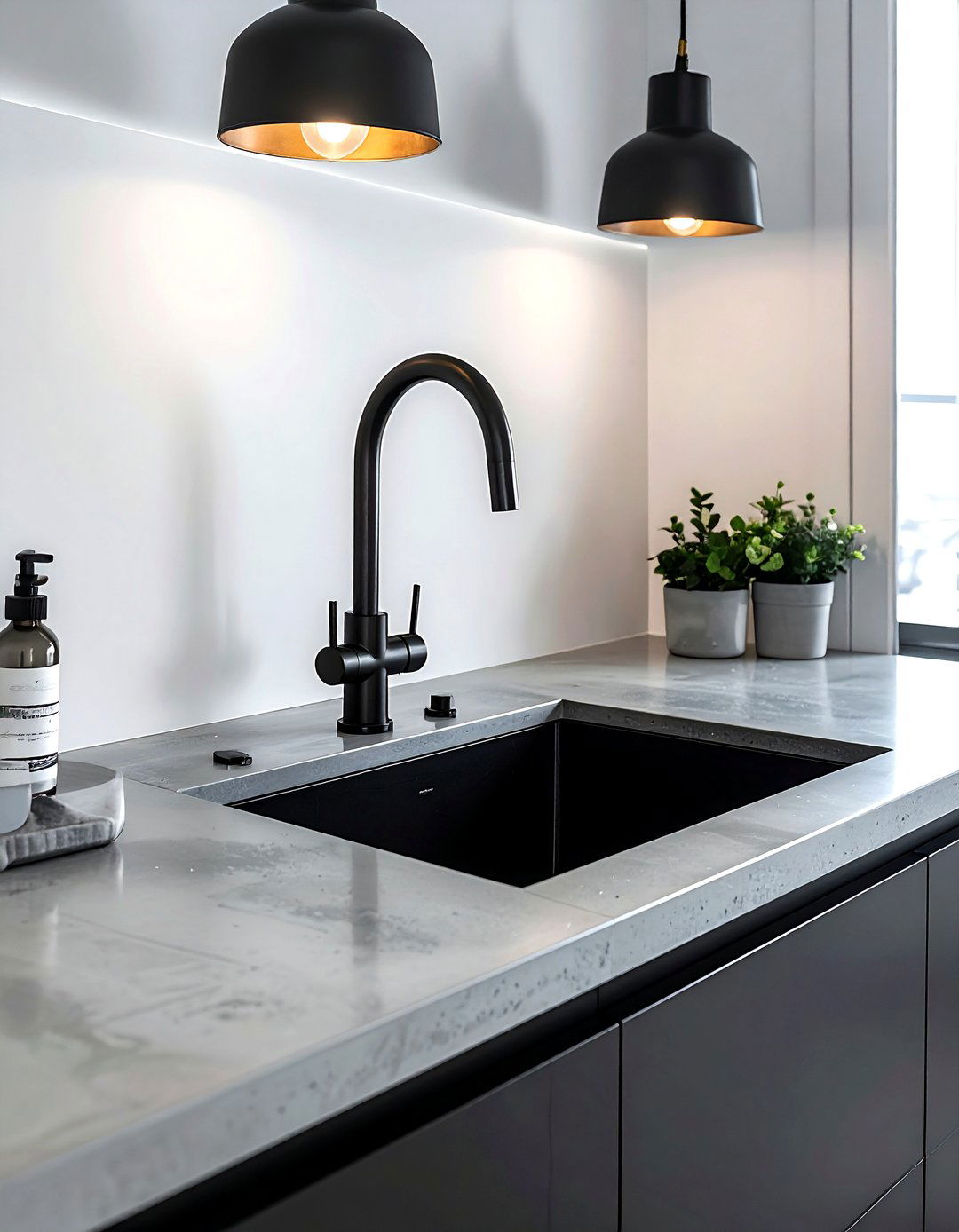 Gunmetal Pull Down Faucet - 30 pull-down kitchen faucet ideas