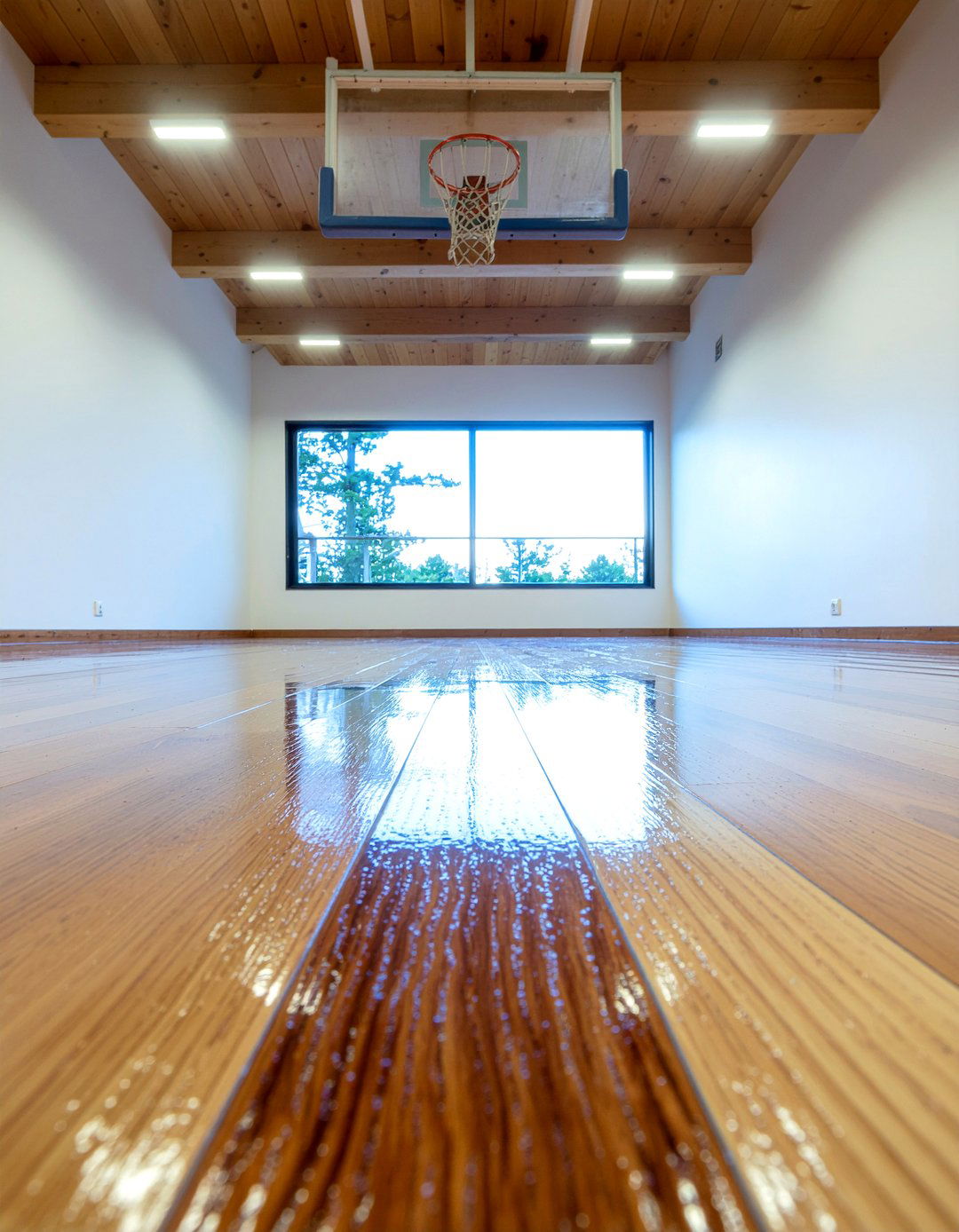 Gym Floor Polish Finish - 30 basketball bedroom ideas