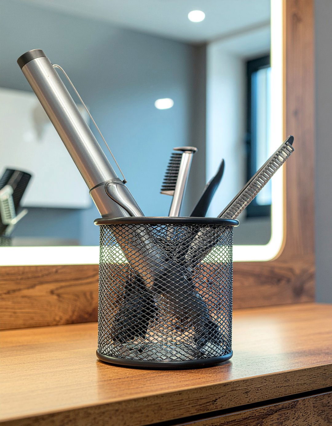 Hair Tool Station - 30 bathroom cabinet organizer ideas