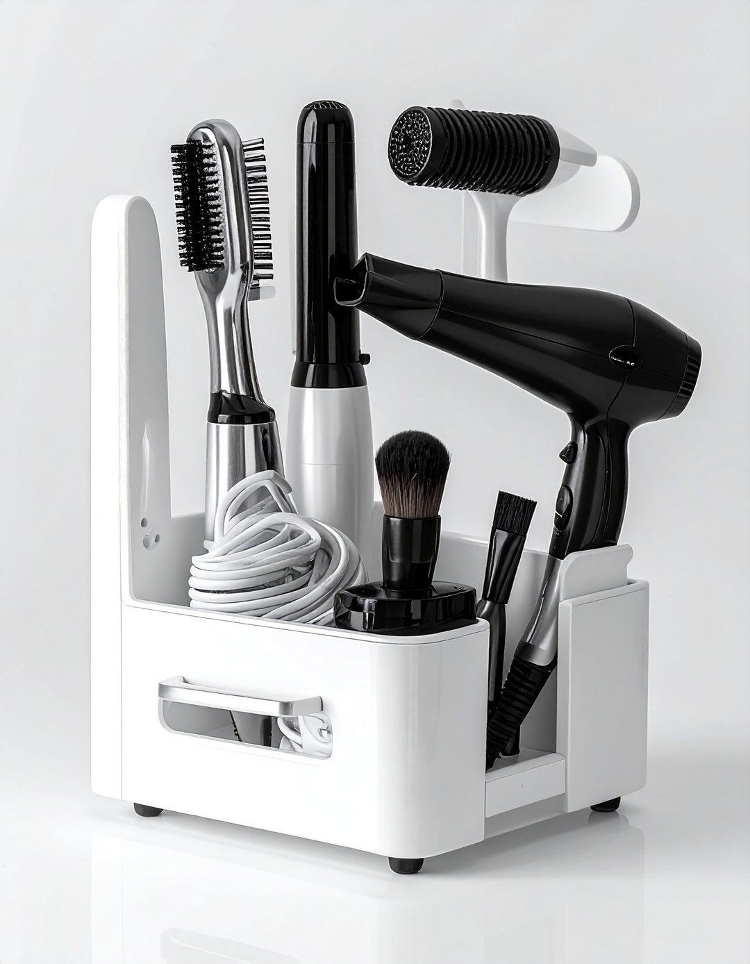 Hair tool organizer - 30 bathroom storage hacks